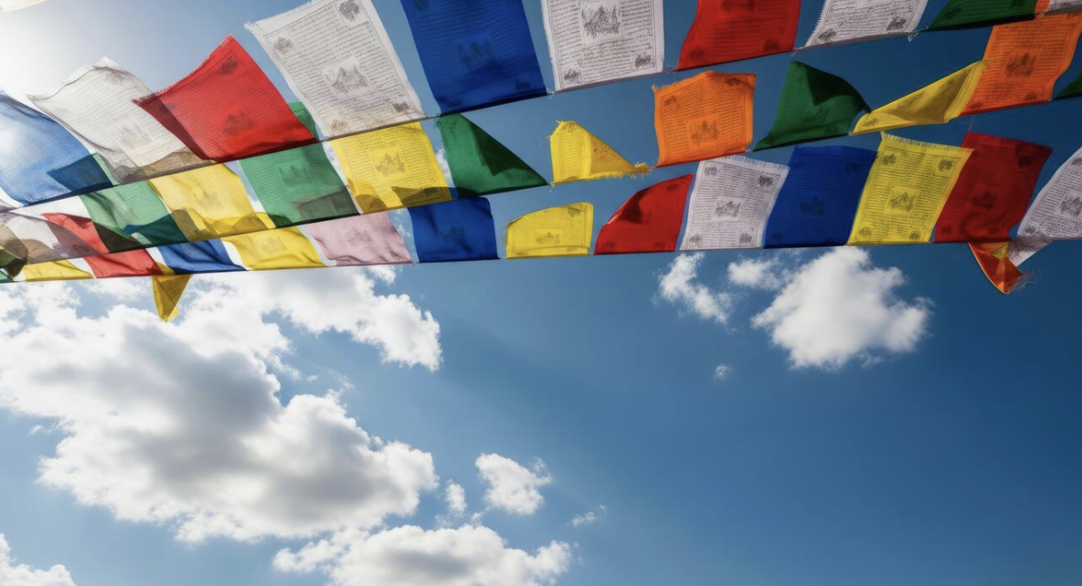 Wide Open prayer flags